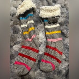 GAP slipper socks—Knee High w/ Pom Poms